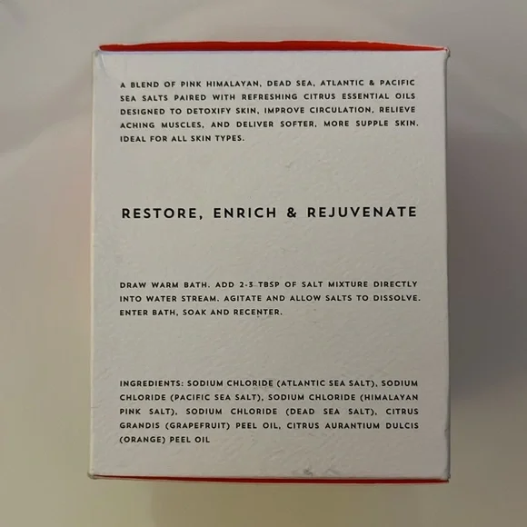 Indie Lee Grapefruit Citrus Bath Soak | Full Size | New In Box - Picture 4 of 8